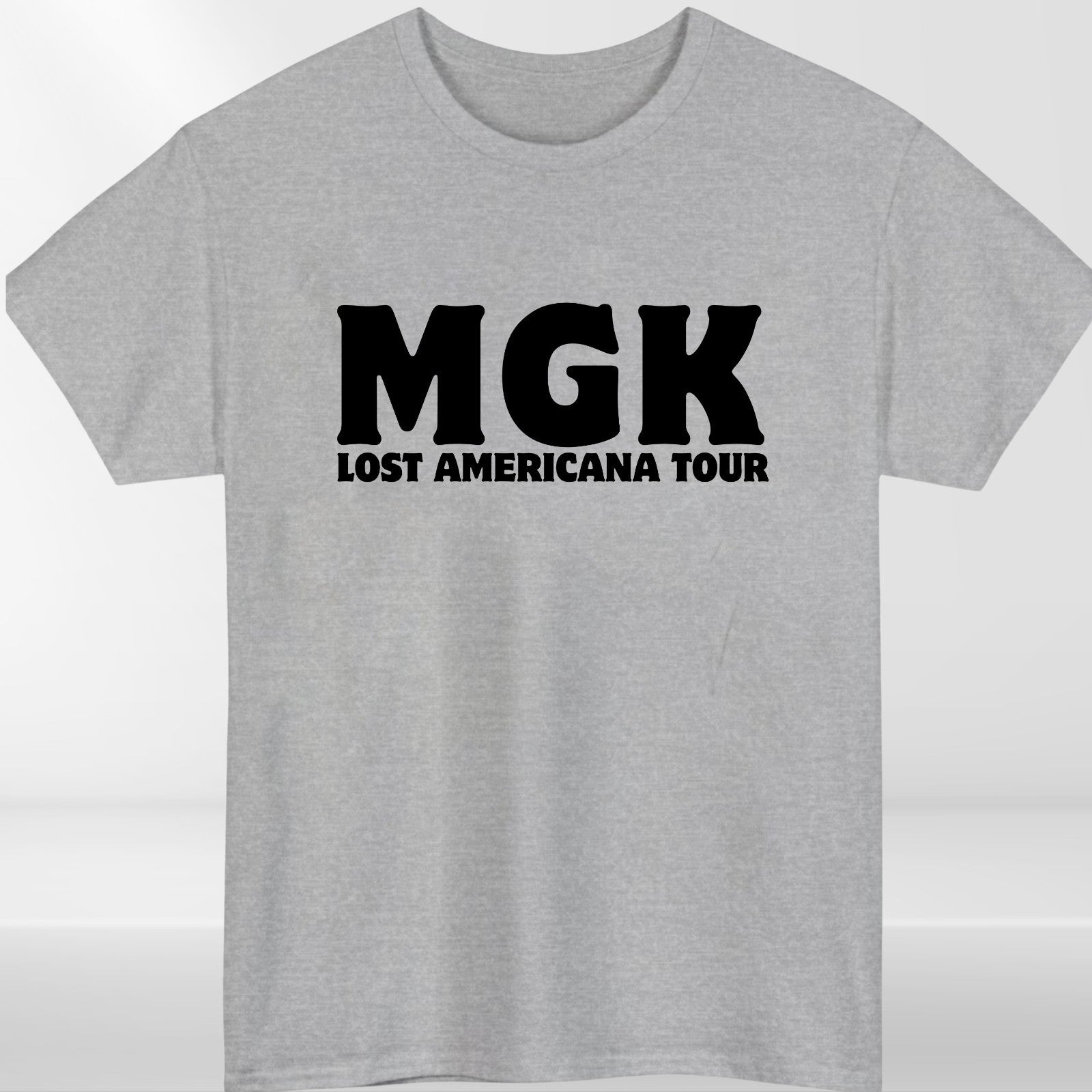 MGK Lost Americana Tour T Shirt Music Fan Graphic Tee Unisex Concert Style Top