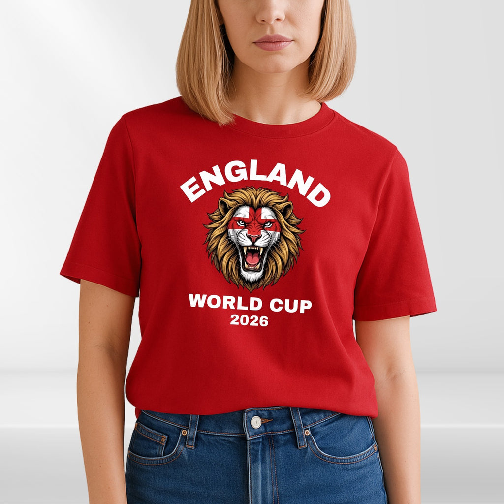 ENGLAND World Cup 2026 Adult T-Shirt Football Coming Home Soccer Unisex Tee