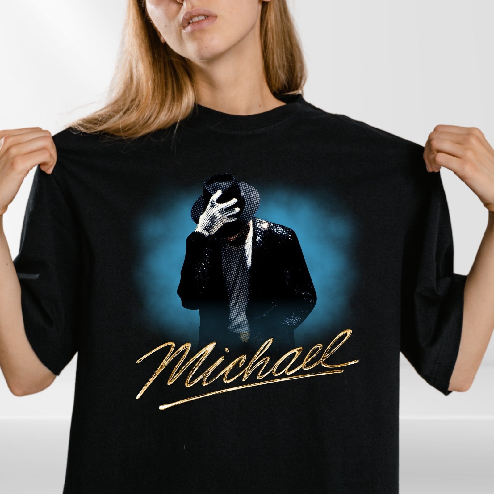 Michael Jackson T Shirt Moonwalk King Pop Dance Graphic Unisex Tee