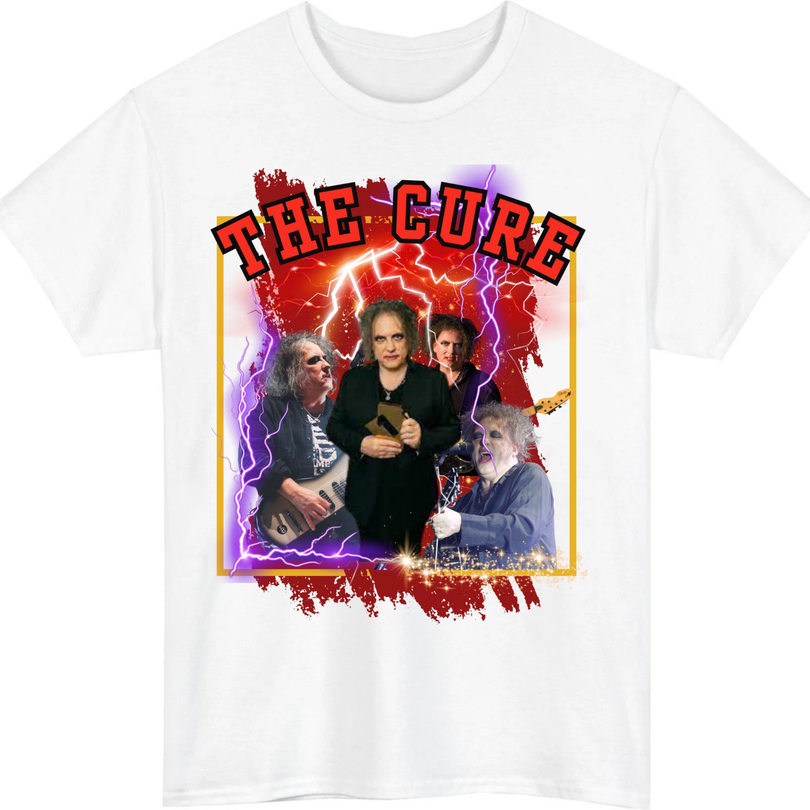 The Cure tour Vintage boy rock band T-Shirt product view 2
