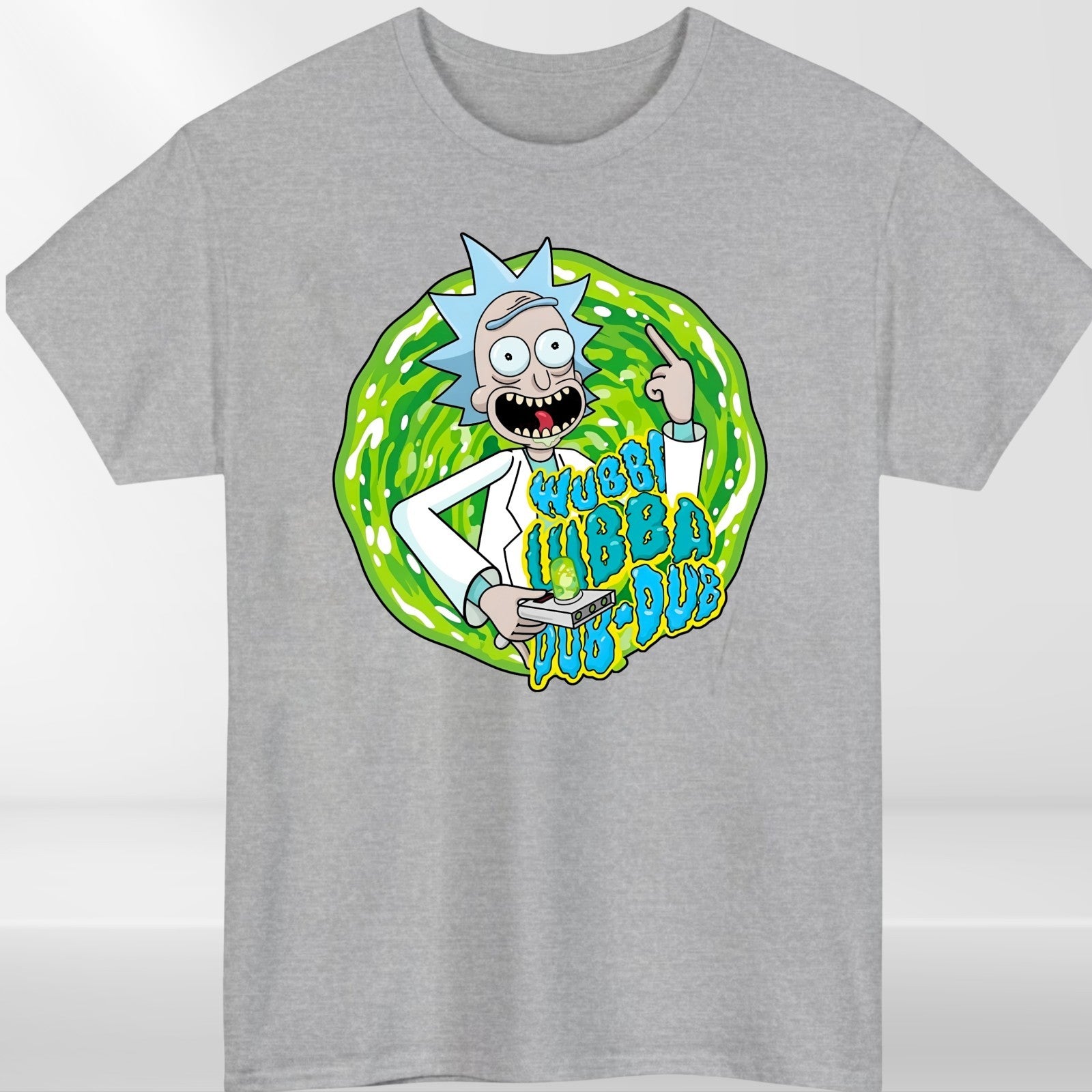 Rick and Morty Wubba Lubba Dub Dub T-Shirt Funny Cartoon Unisex Graphic Tee