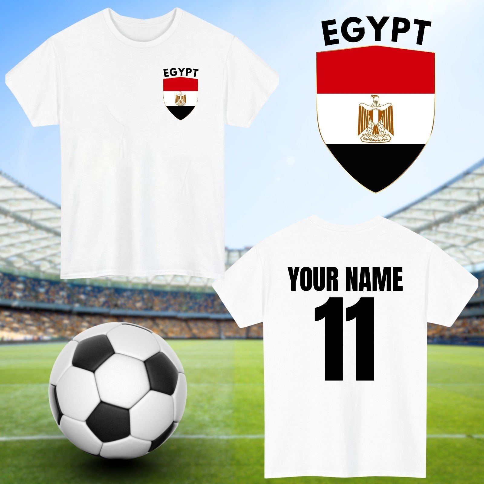Personalised South Korea Football T-Shirt Custom Name And Number Sports Lover To