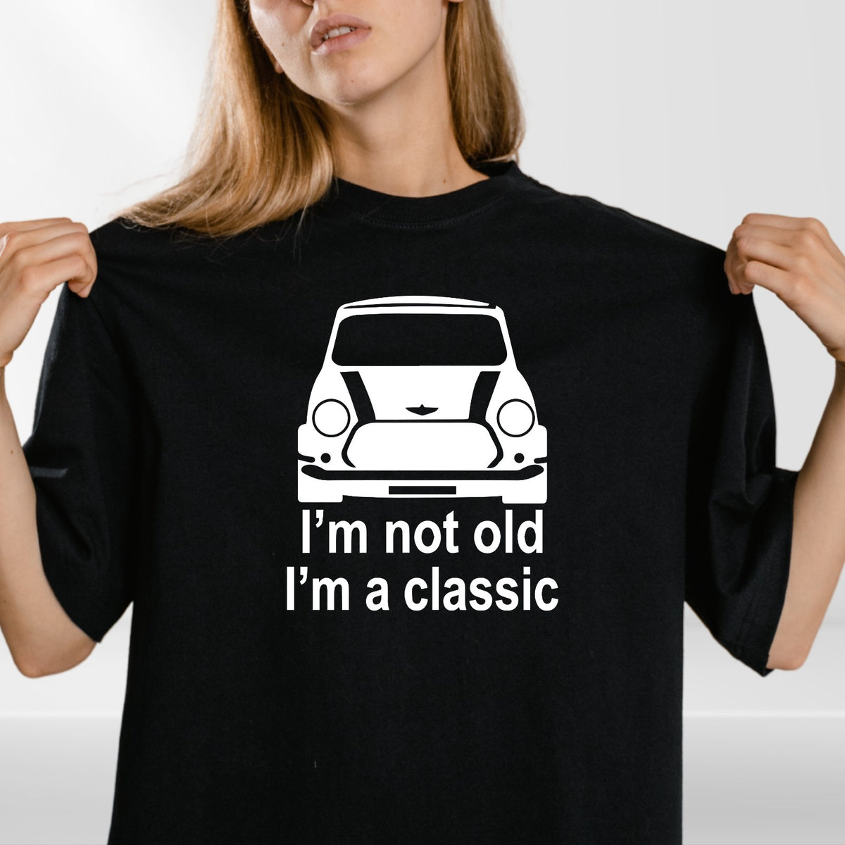 Classic Mini T-Shirt Retro Car Enthusiast Gift Unisex Cotton Tee UK