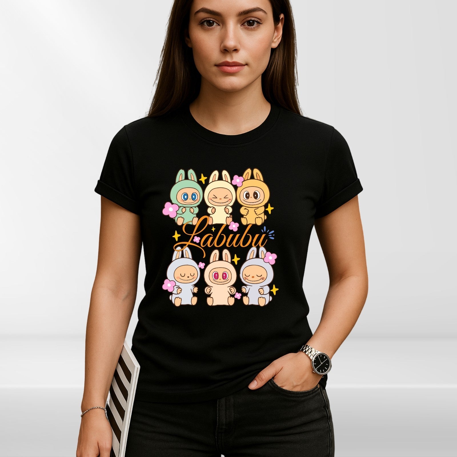 Kawaii Bunny Friends T-Shirt – Cute Pastel Animal Character Tee