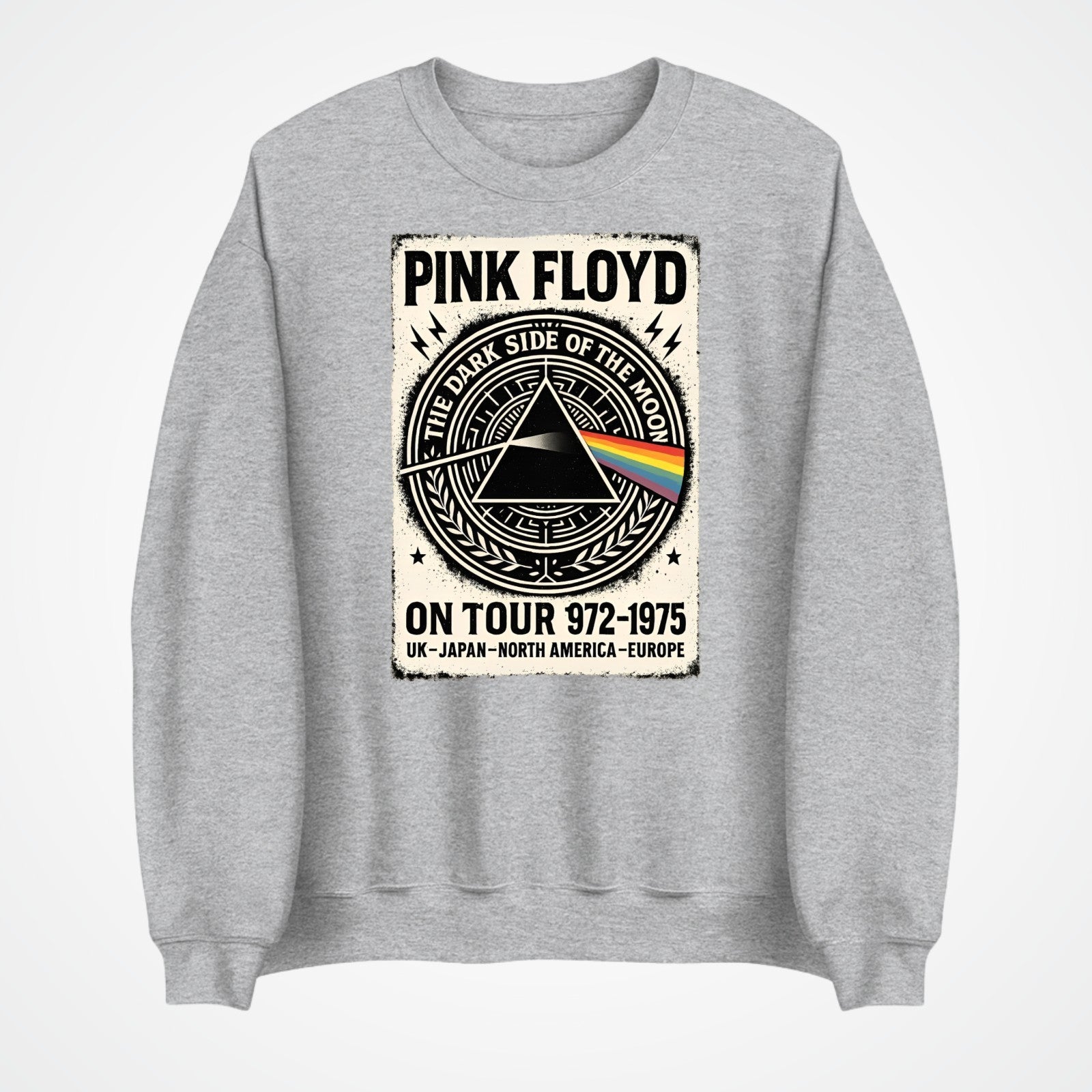 Pink Floyd Dark Side Of The Moon Jumper | Vintage Rock Sweatshirt | Unisex 4XL