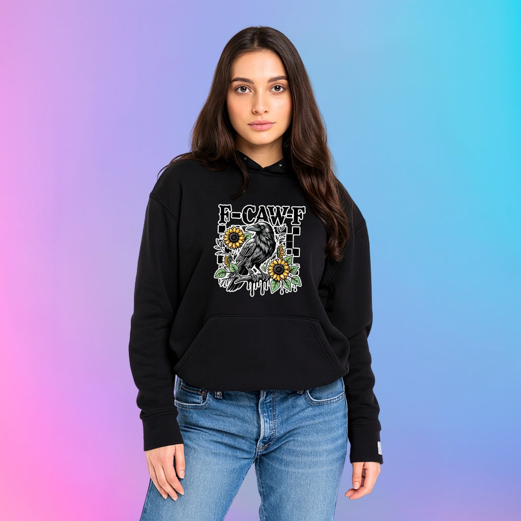 F-Caw-F Chicken Chickens Animals Womens Hoodie Funny Farm Animal Pullover