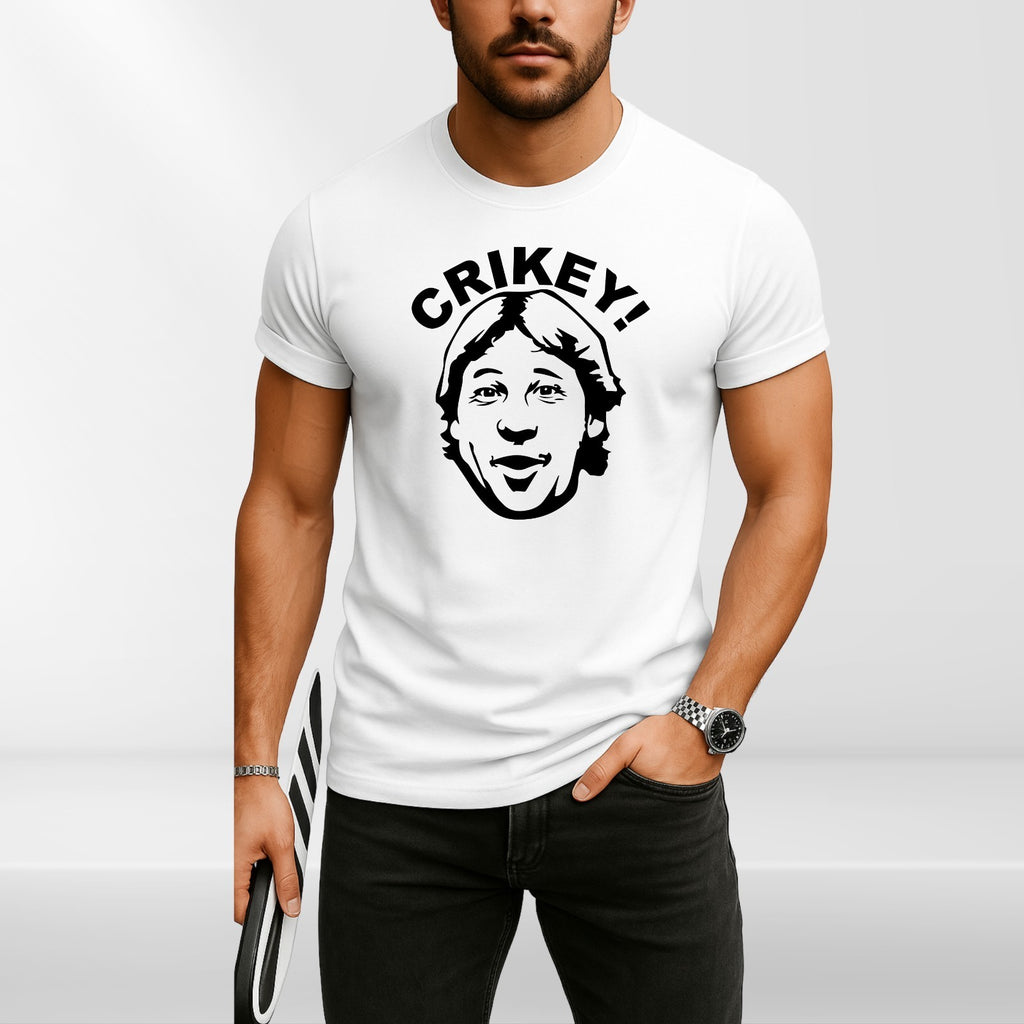 Crikey T-Shirt Wildlife Enthusiast Funny Slogan Tee Unisex Mens & Womens