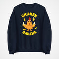 Chicken Banana Jumper | Funny Chicken Meme Sweatshirt | Cute Gift | Kids to 4XL