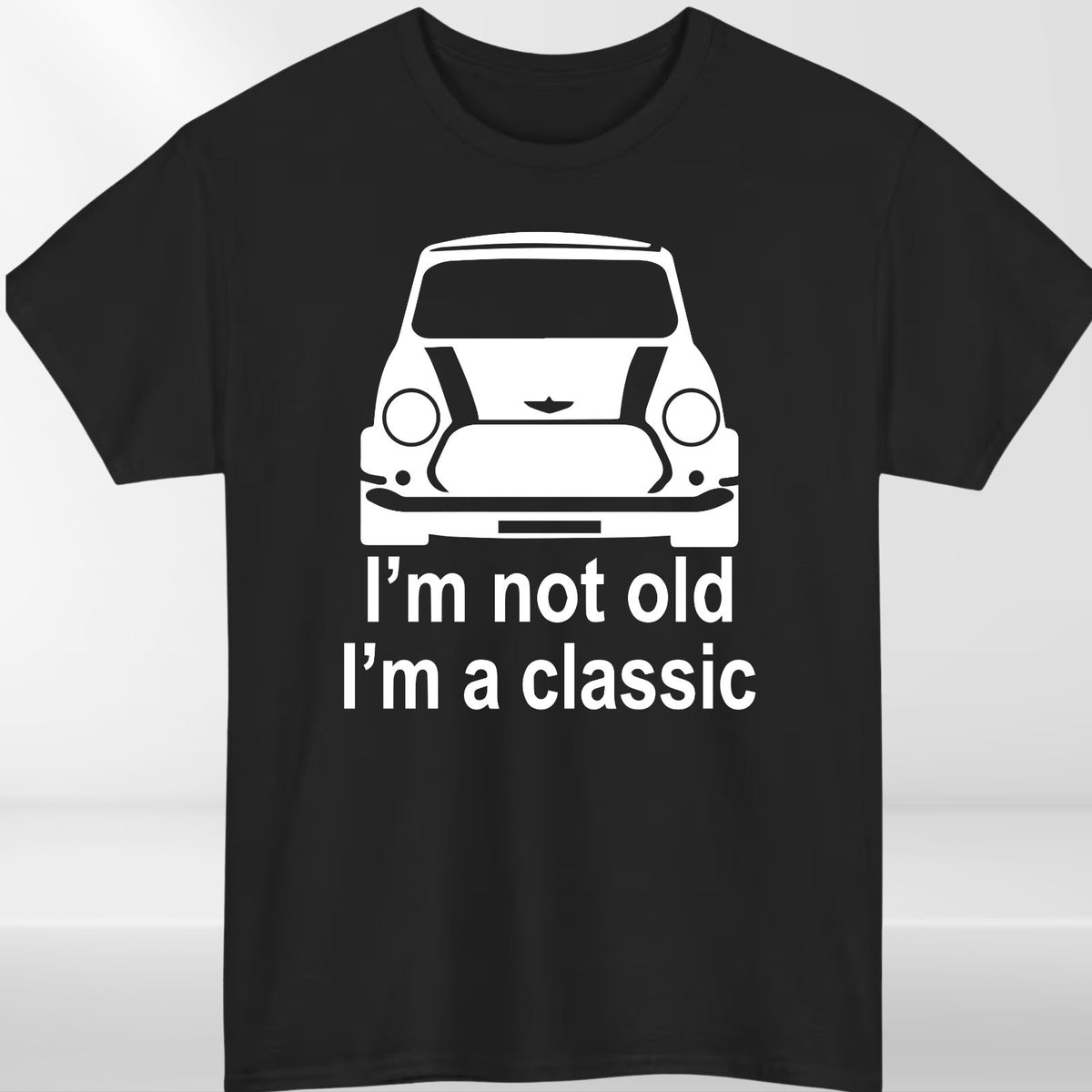 Classic Mini T-Shirt Retro Car Enthusiast Gift Unisex Cotton Tee UK