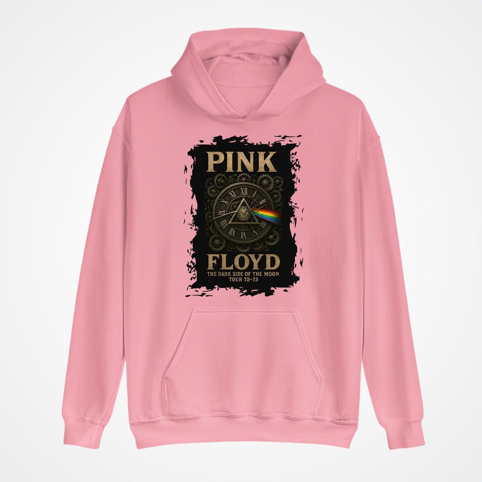 Vintage Psych Hoodie | Dark Side Of The Moon Band Hoodie | Music Gift Top 3Y–4XL