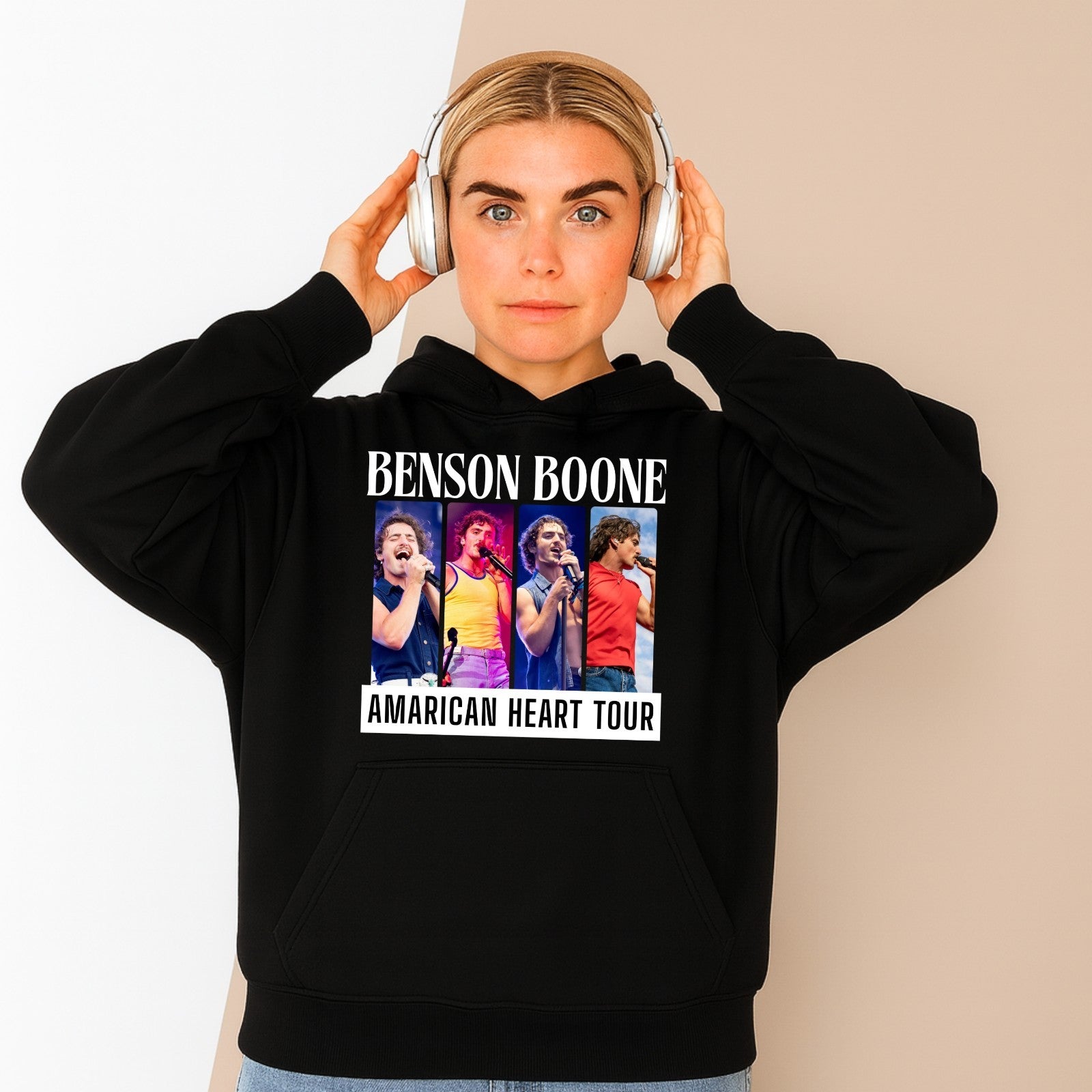 Emotional Pop American Heart Tour Hoodie| Retro Music Sweatshirt | Live Concert