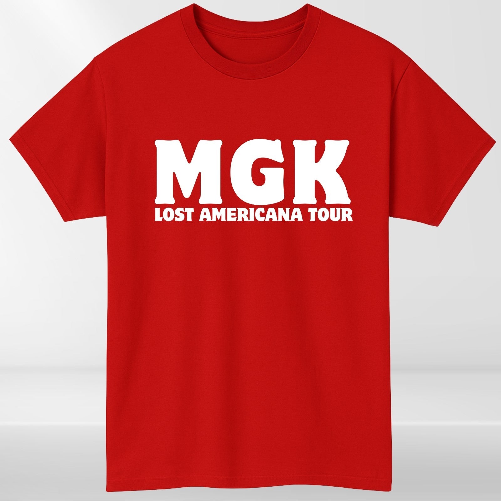 MGK Lost Americana Tour T Shirt Music Fan Graphic Tee Unisex Concert Style Top