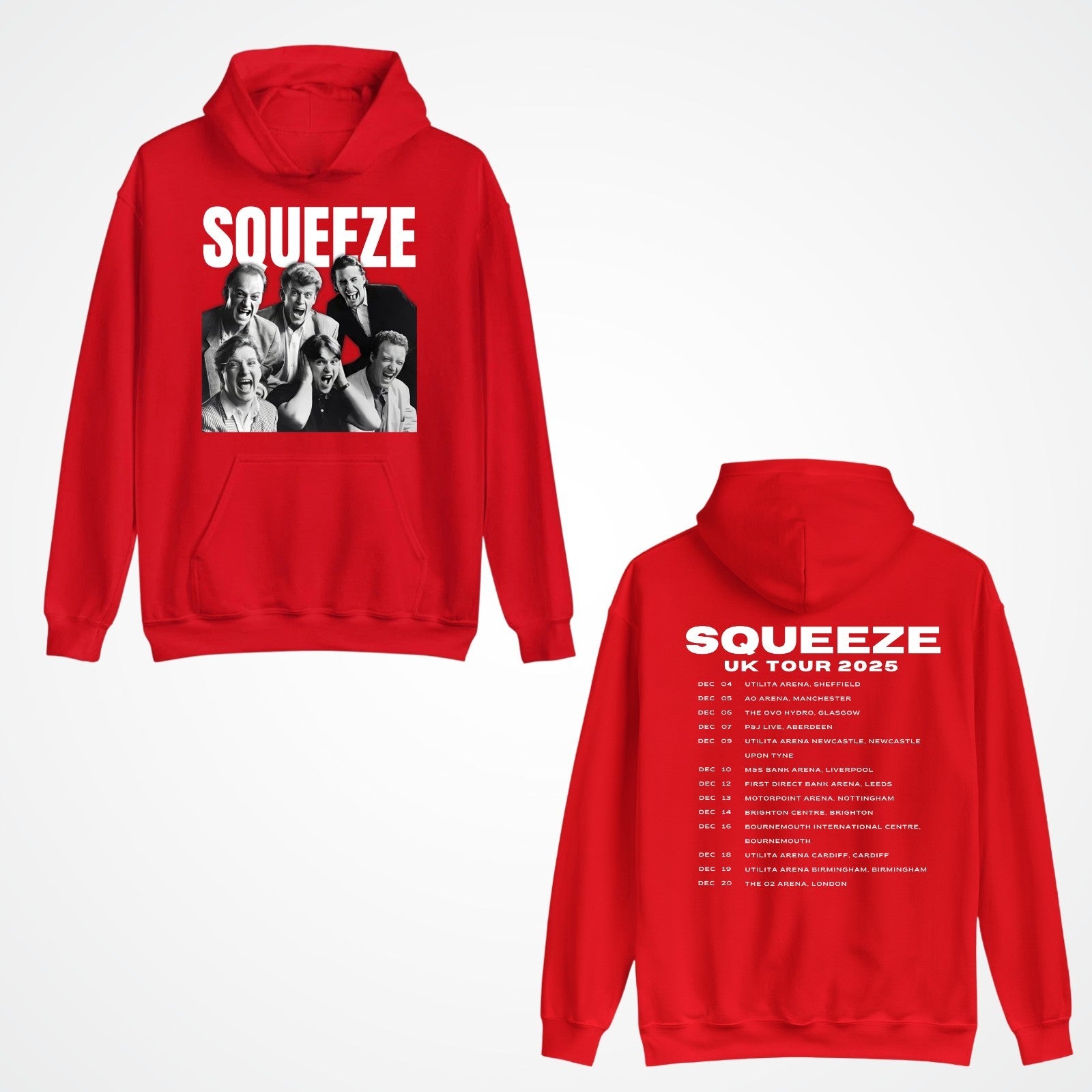 80s British Pop UK Tour 2025 Hoodie | Retro Band Hoodie|Music Lovers Gift 3Y–4XL