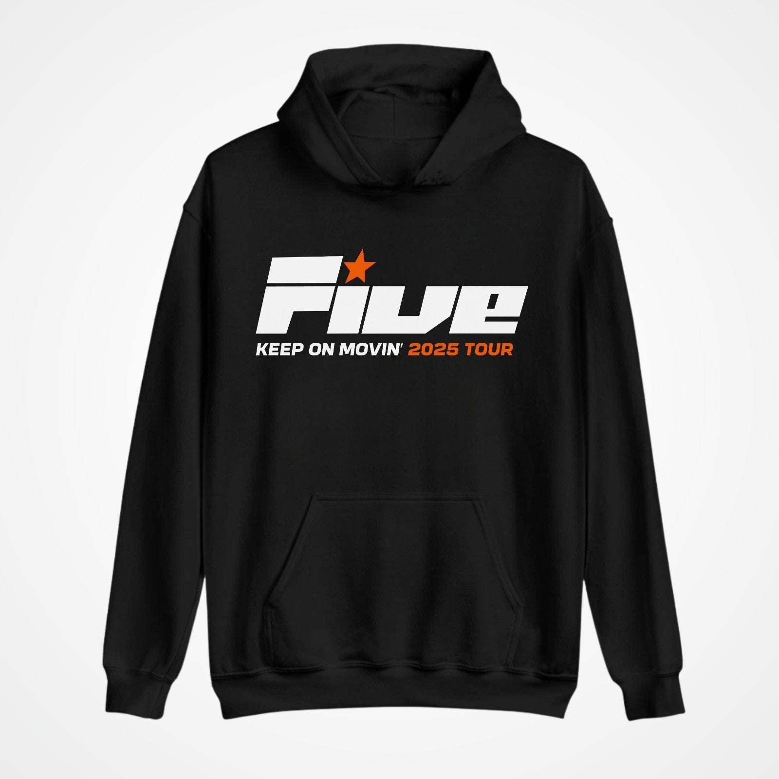 Five Keep On Movin Tour 2025 Hoodie Uk Pop Tour Concert Fans Gift Unisex Jumper