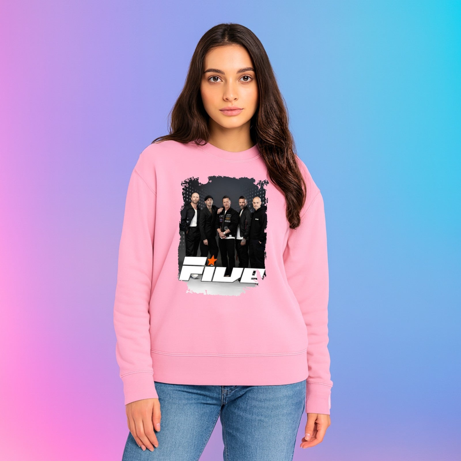 FIVE BOY Band Jumper Music Tour Venue & Dates Printed Fans Top Gift Sweat-shirt
