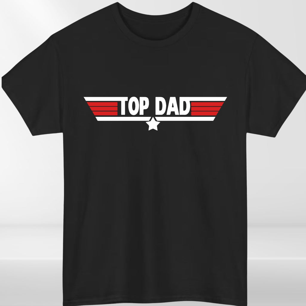 Top Dad Mens T Shirt Fathers Day Birthday Funny Gift Unisex Tee Top