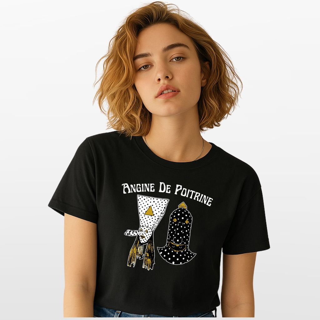 Angine De Poitrine Music Band Unisex T-Shirt, Music Lover Unisex Band Tee Top