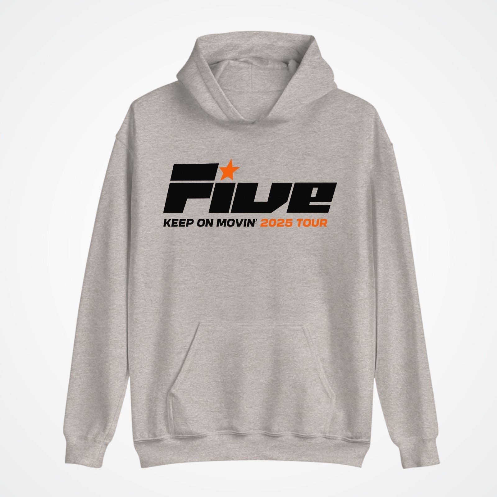 Five Keep On Movin Tour 2025 Hoodie Uk Pop Tour Concert Fans Gift Unisex Jumper