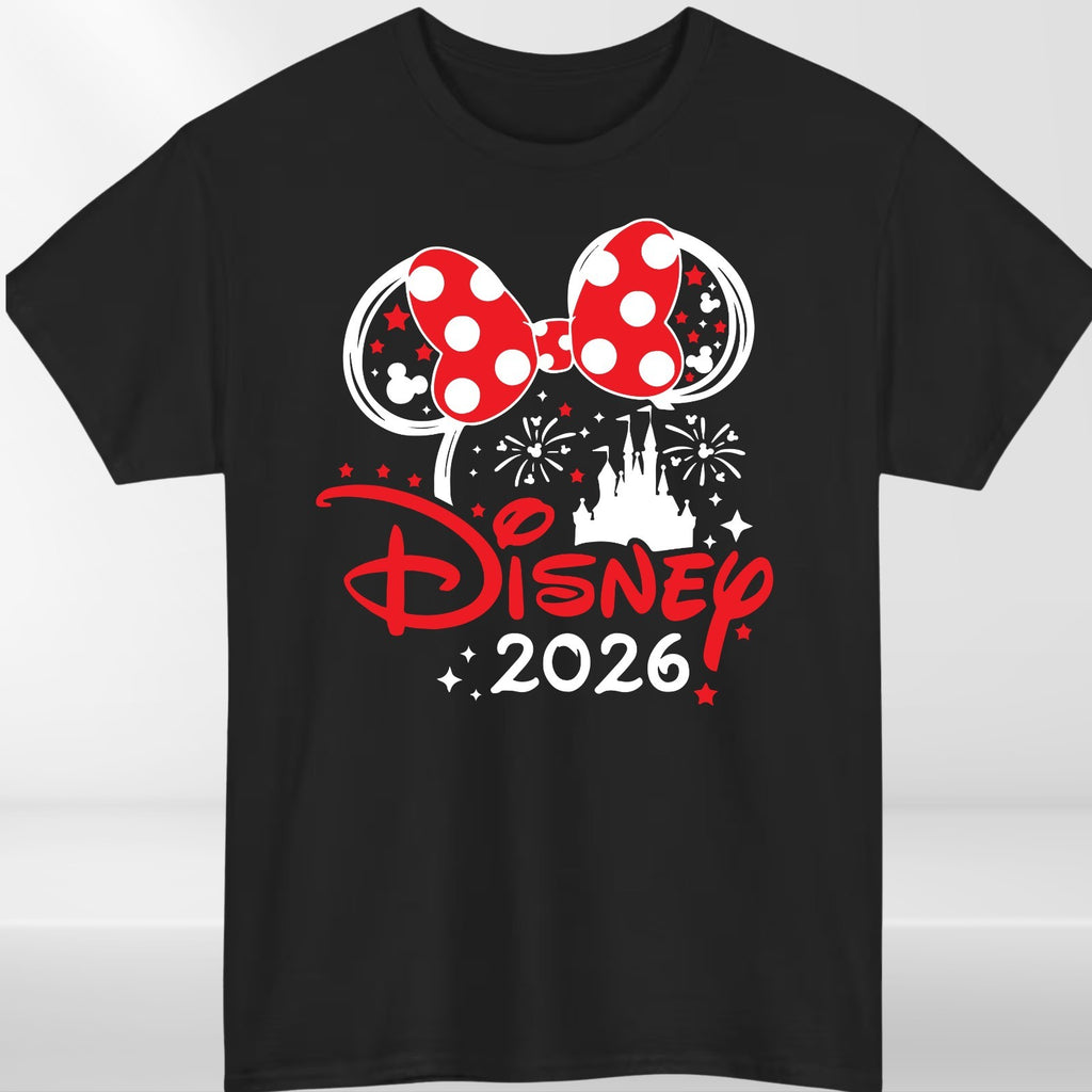 Disney Trip 2026 Family Matching Minnie T Shirt Disneyland Holiday T-Shirt Gift