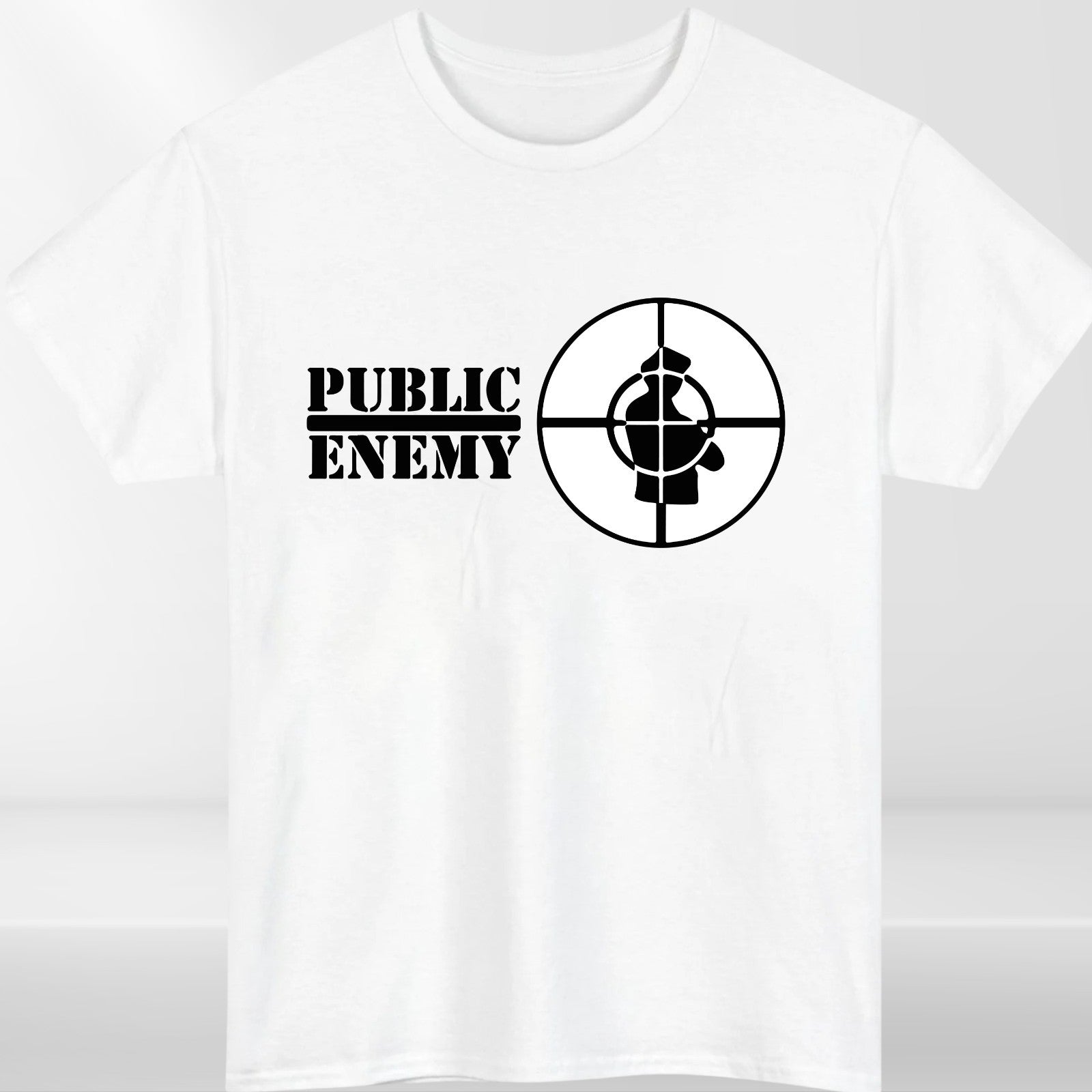 PUBLIC ENEMY T-SHIRT Old School RAP HIPHOP Fight The Power Unisex Tee