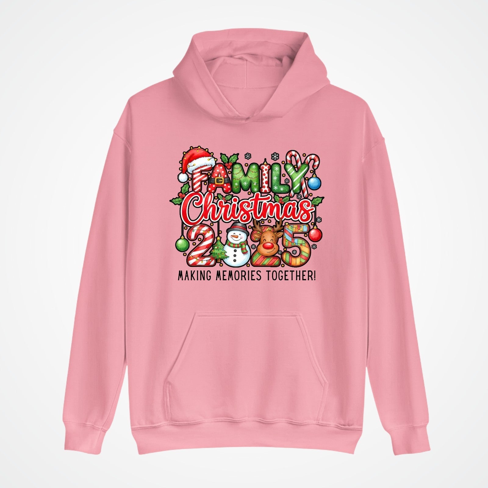 Family Christmas 2025 Hoodie | Matching Xmas Hoodie | Snowman & Reindeer Gift |