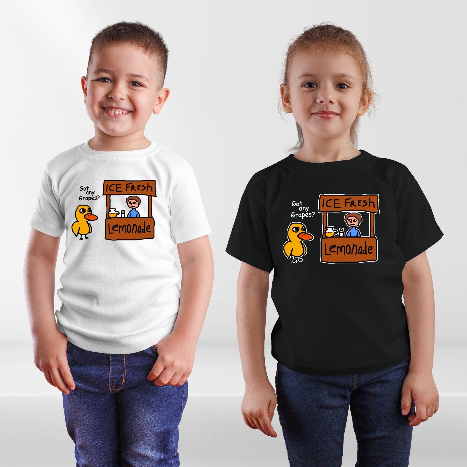 Got Any Grapes Lemonade Boys T-Shirt Funny Memes Novelty Girls Kids Gift