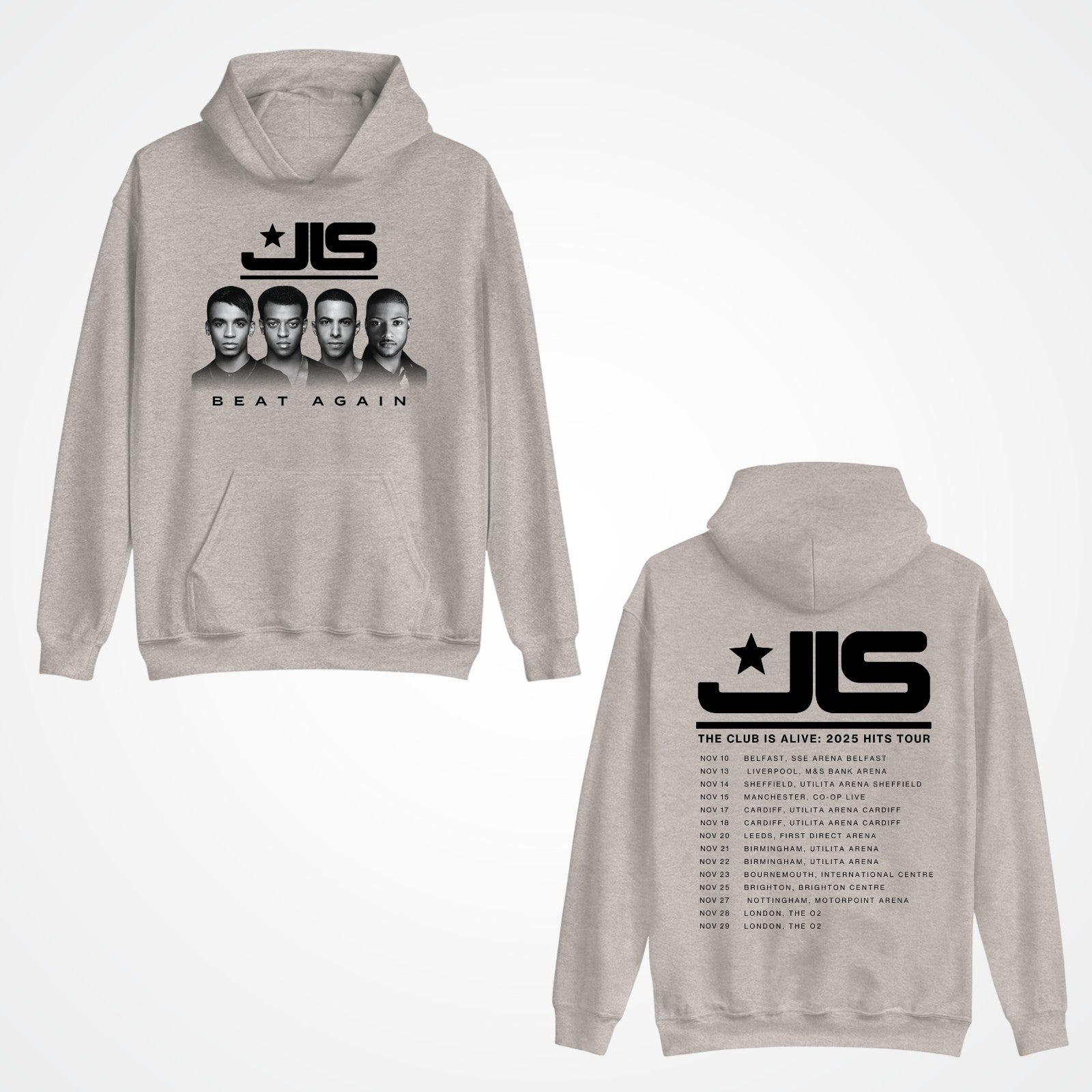 Minimalist Music-Inspired Print Hoodie –Bold Graphic Statement Wear