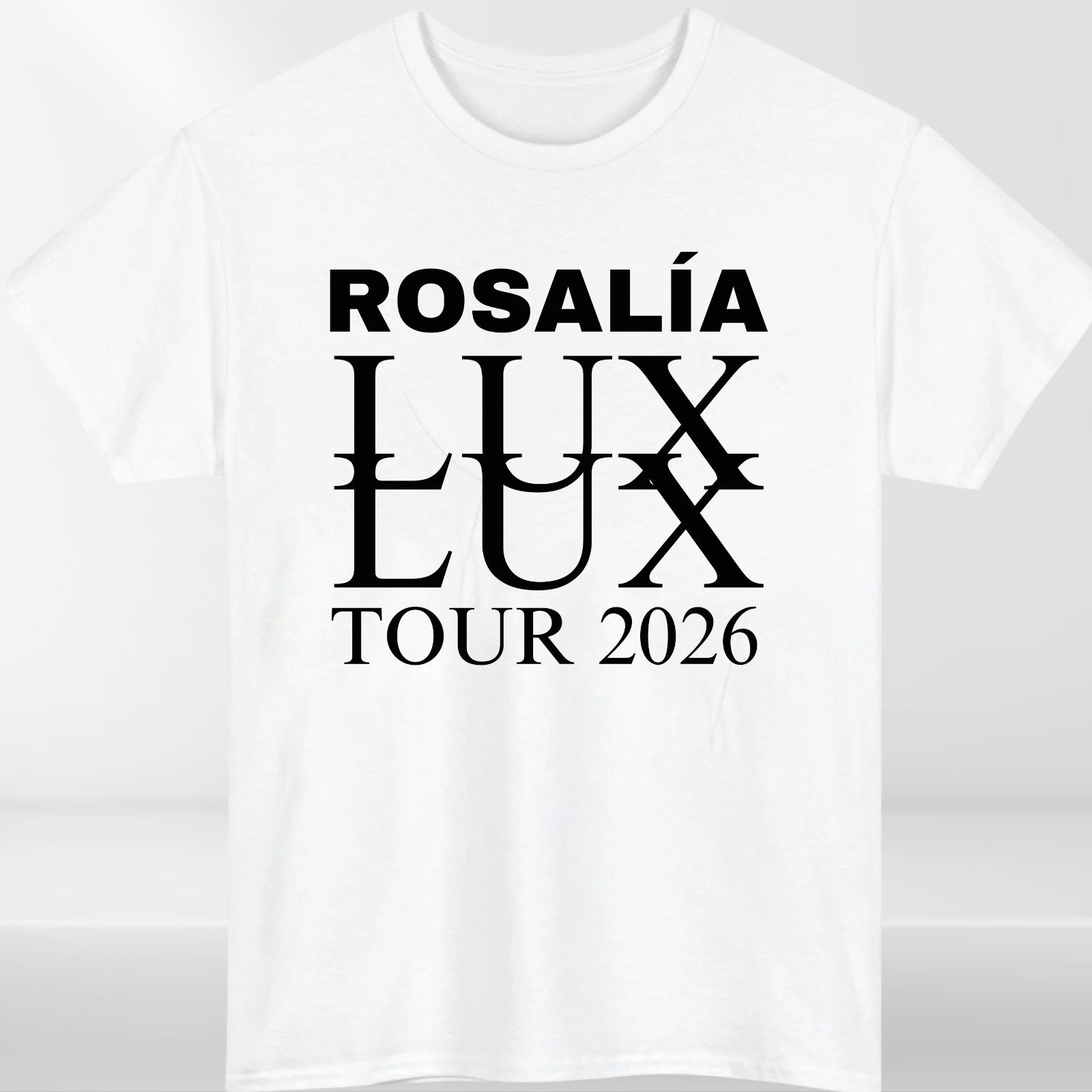 Rosalía LUX Tour 2026 T-Shirt Unisex Music Concert Tee Pop Fan Graphic Top