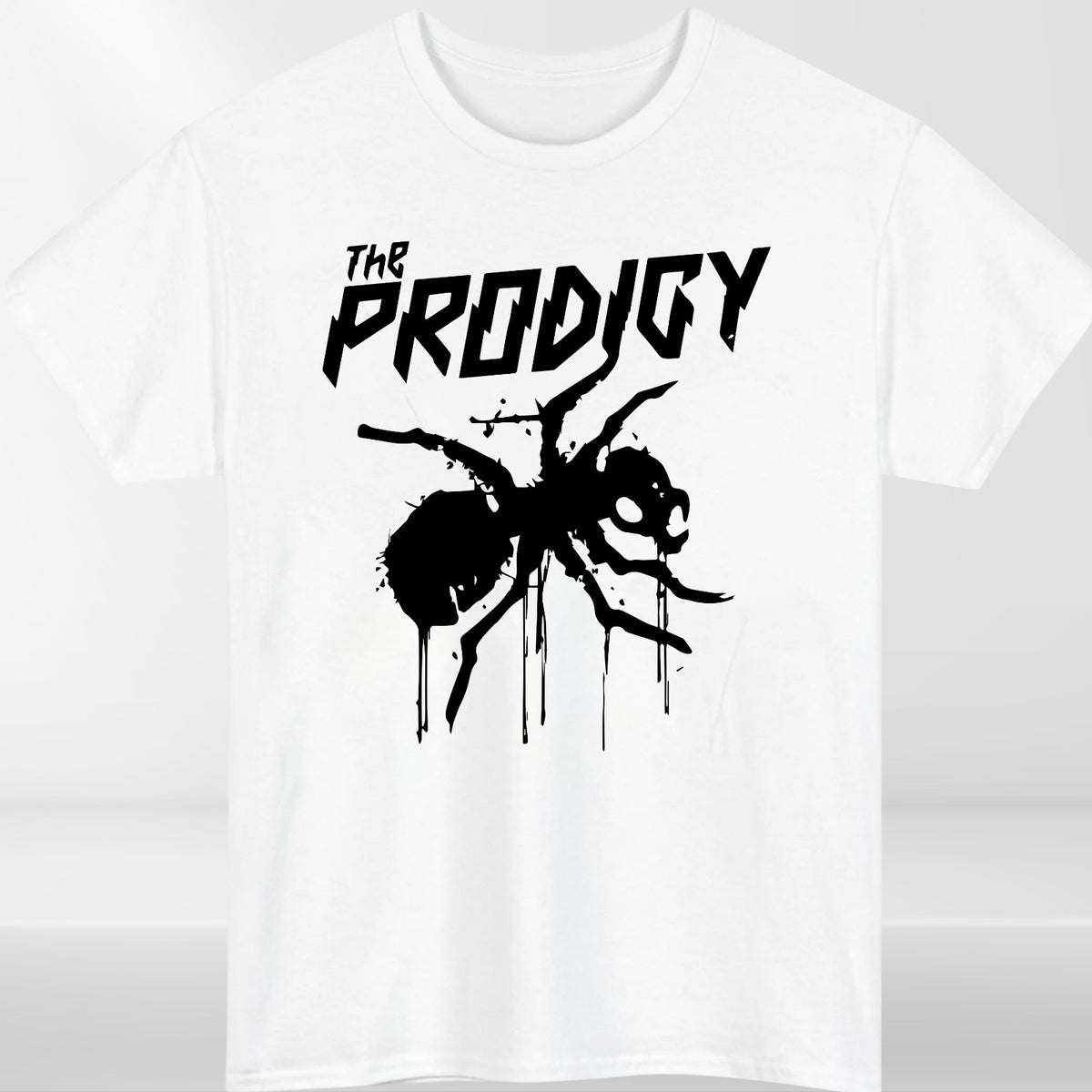 The Prodigy Spider Design On Round Neck Short Sleeve Unisex T-Shirt