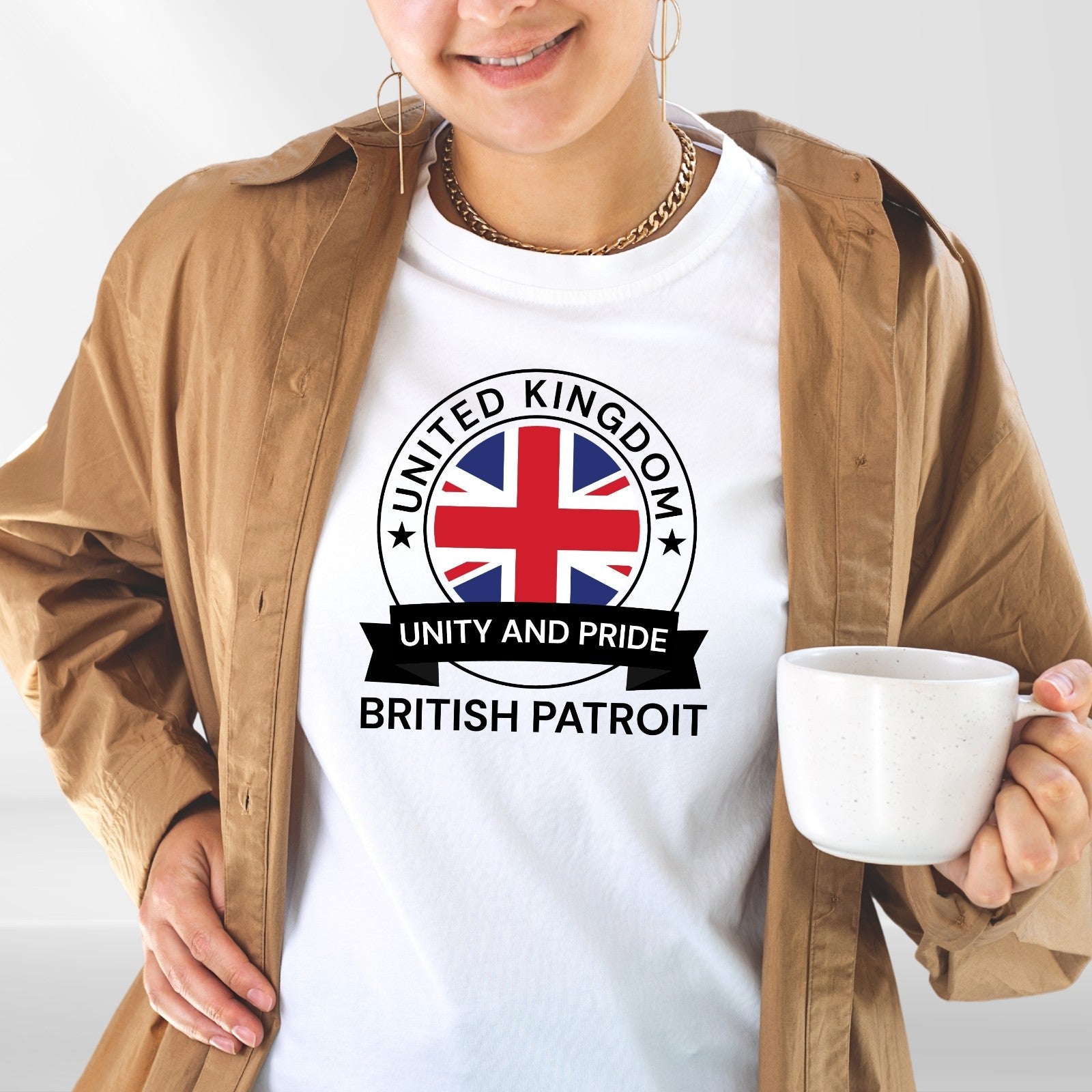 Unite The Kingdom Union Jack Adult Kids T-Shirt British Patriot Protest Top Tee