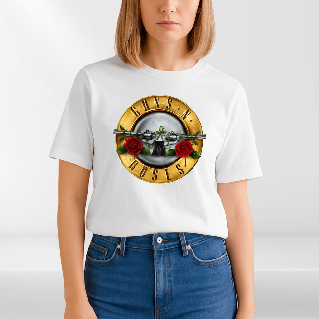 Guns N Roses Tour 2026 T-Shirt 80s Classic Rock Fan Concert Bullet Logo Gift Top