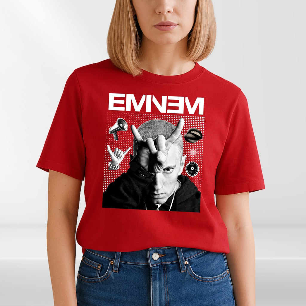 Eminem Rap Music Concert T-Shirt Hip Hop Fan Tee Gift For Music Lover Tee Top