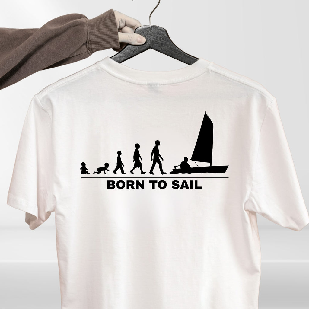 Born To Sail Baby T Shirt Babygrow Sailing Boat Funny Baby Gift Outfit UK