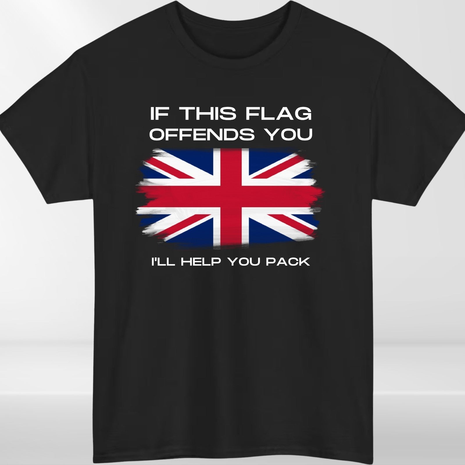 UK Flag T-Shirt – Funny Patriotic Graphic Tee, Union Jack Pride Shirt, Unisex
