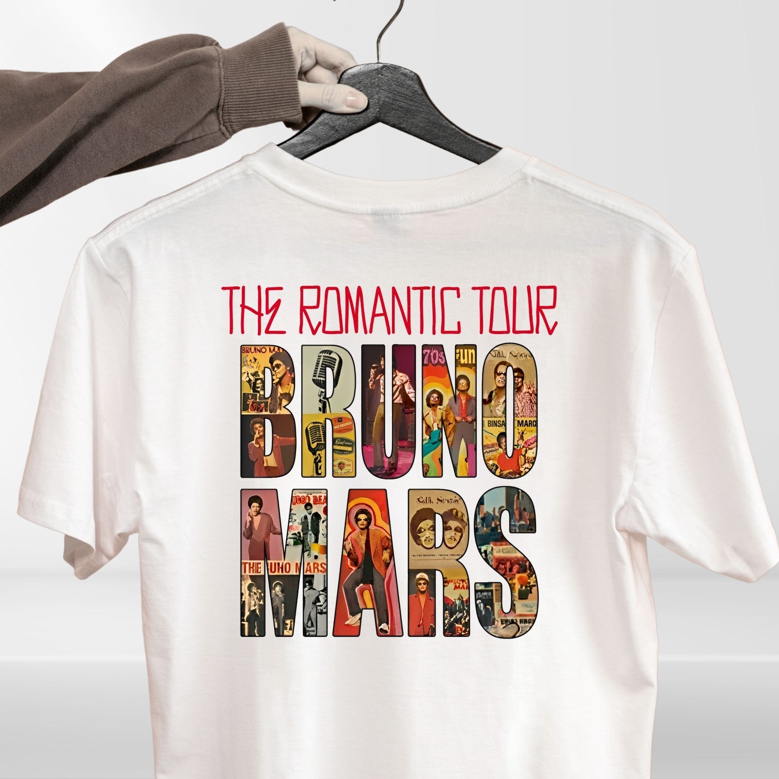 Bruno Mars The Romantic Tour 2026 Concert T Shirt Music Fan Unisex Tee UK
