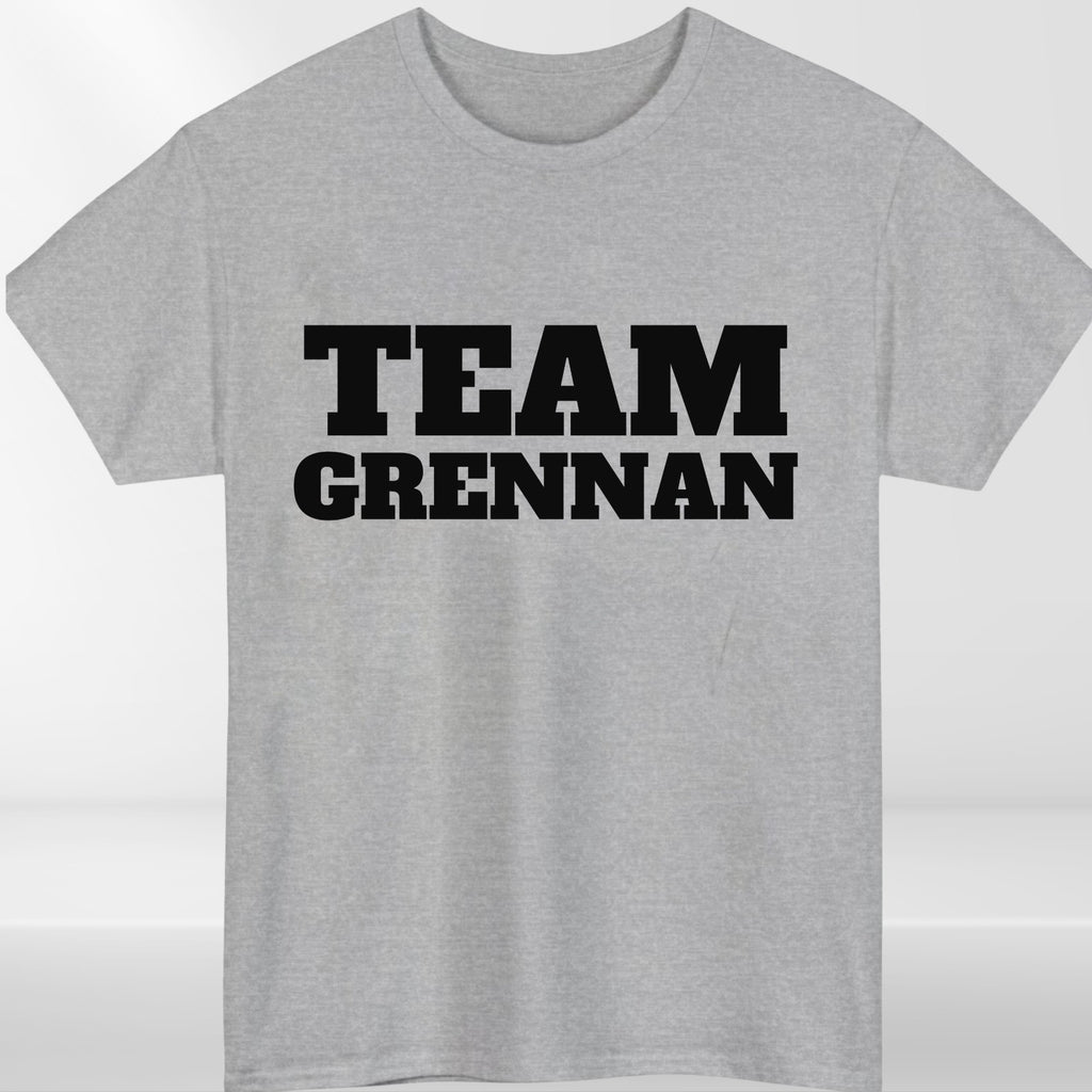 Personalised Team T-Shirt Custom Surname Name Unisex Hen Stag Group Tee
