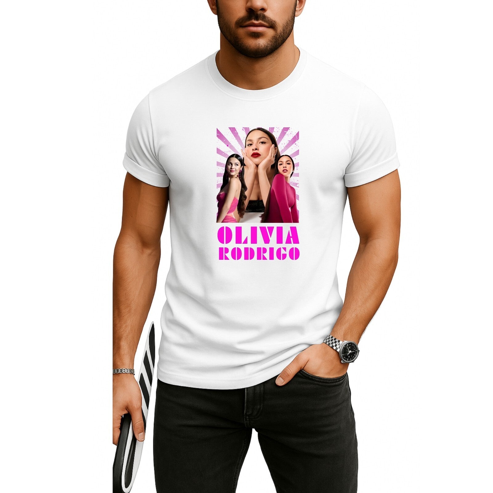 Sad Pop Lyric Graphic Emotional Quote T-Shirt product view 2