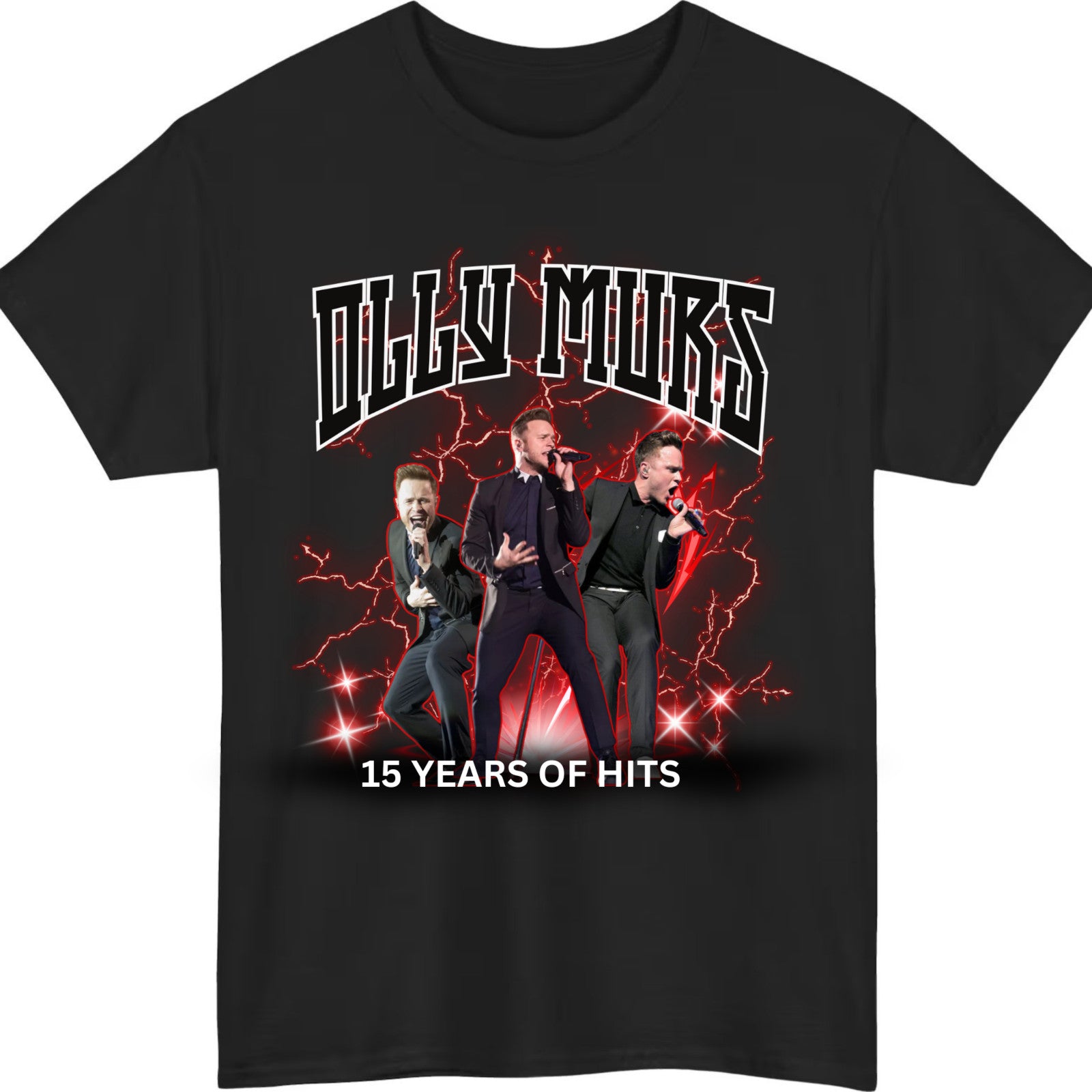 Olly Murs 15 years of hits T Shirt, ,Live Concert Tshirt,Olly Murs 2025,