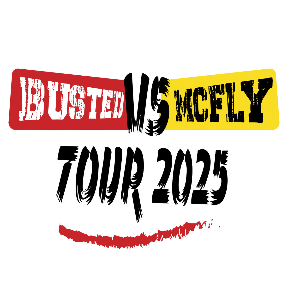 Team McFLY 2025 Pop Rock T-Shirt, Busted vs McFly Party Shirt, Music Lover's Tee