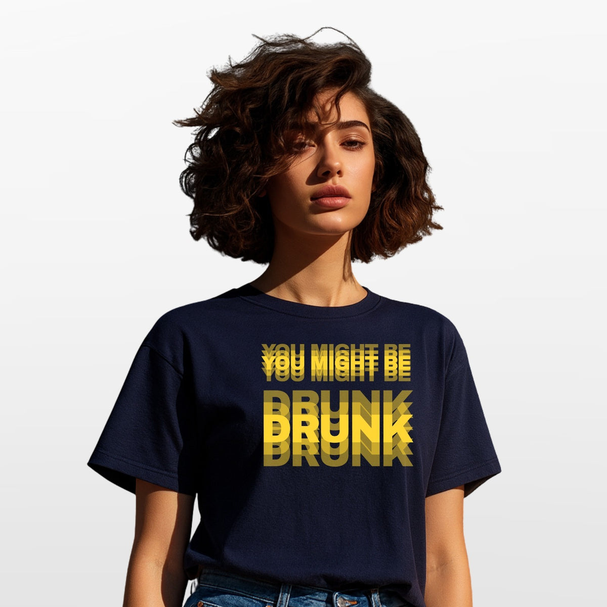You Might Be Drunk Funny T Shirt Humour Meme Graphic Unisex Gift Tee UK