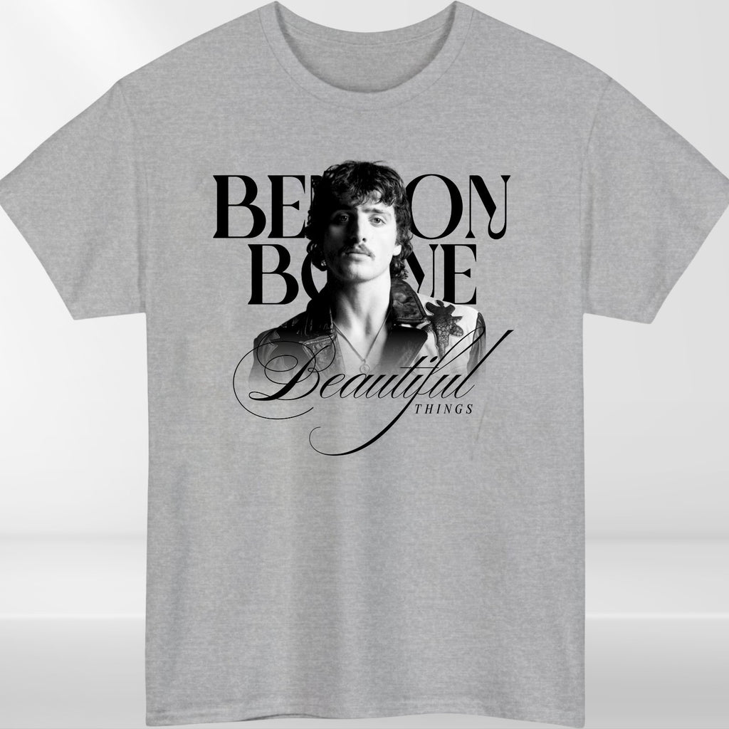 Benson Boone Beautiful Things Graphic Fans Unisex T-shirt, 3year -5XL