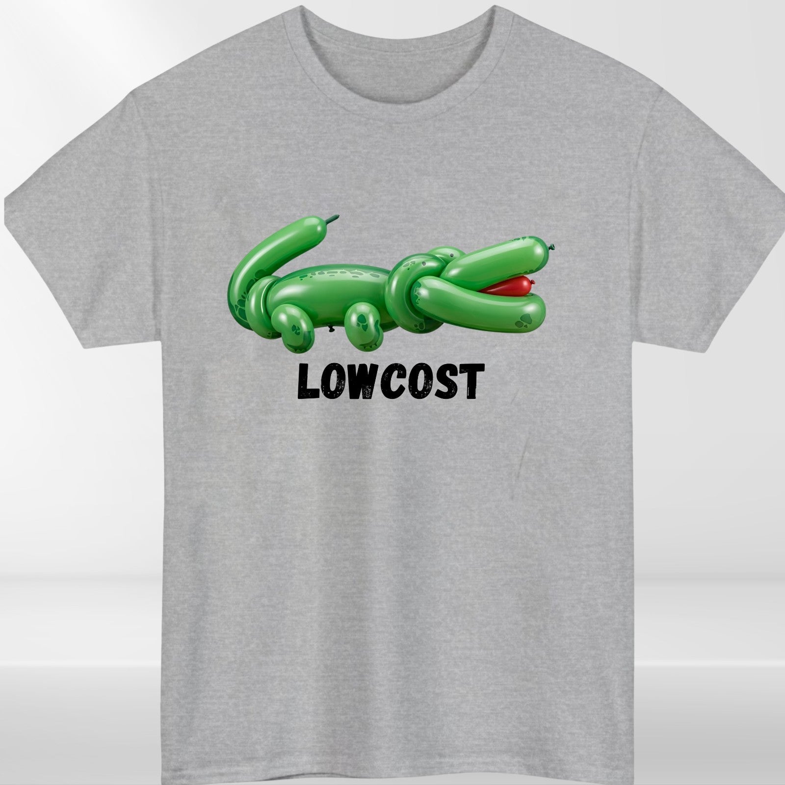 Funny Crocodile Parody T Shirt Balloon Graphic Novelty Unisex Gift Tee UK