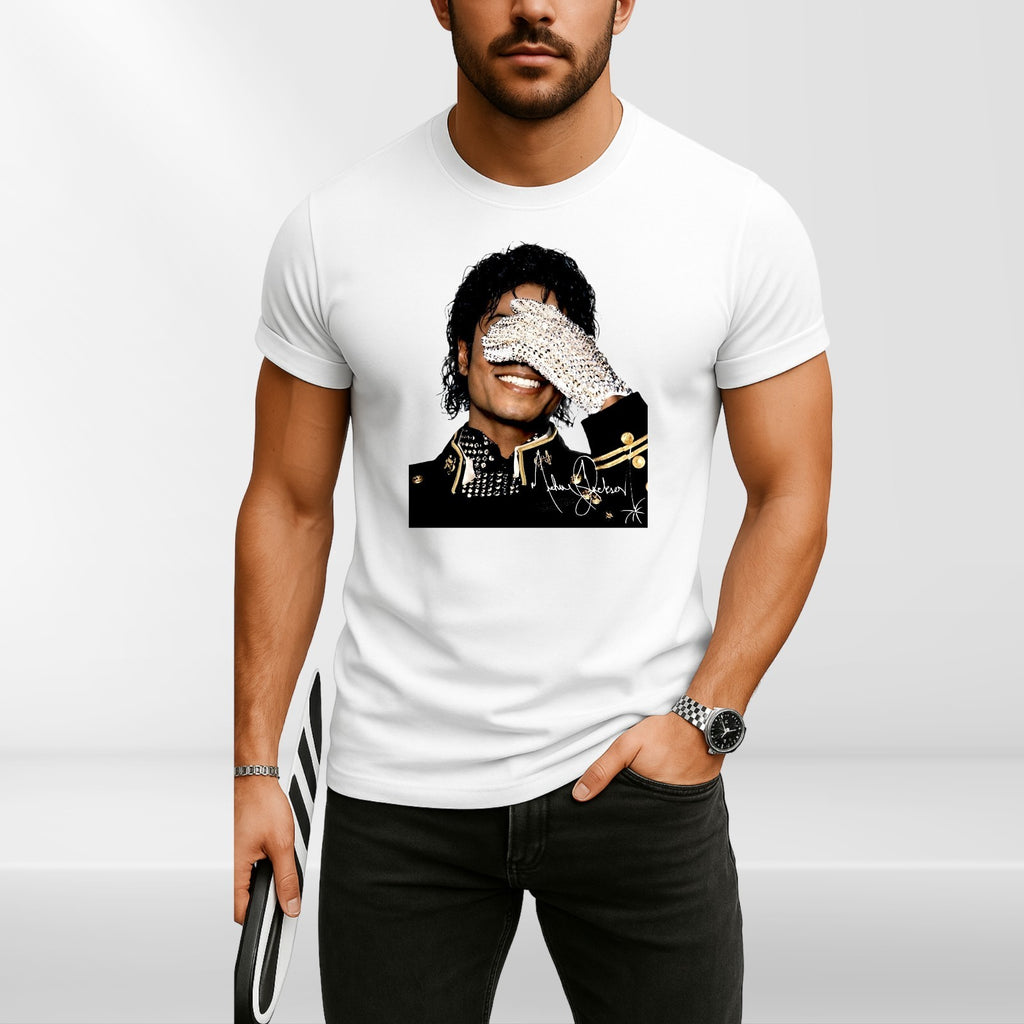 Michael Jackson Glove Graphic Tee, Music MJ King of Pop T-Shirt, a Perfect Gift