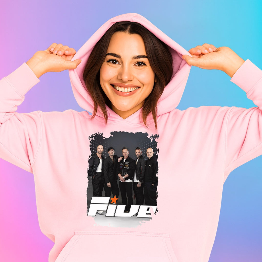 Five Keep On Movin Tour Concert 2025 Music Band Adult & Kids Reunion Uk Hoodie