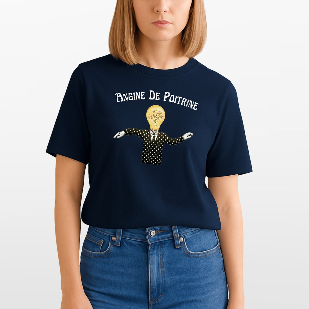 Angine De Poitrine Abstract Art T‑Shirt – Geometric Polka Dot Graphic T Shirt UK