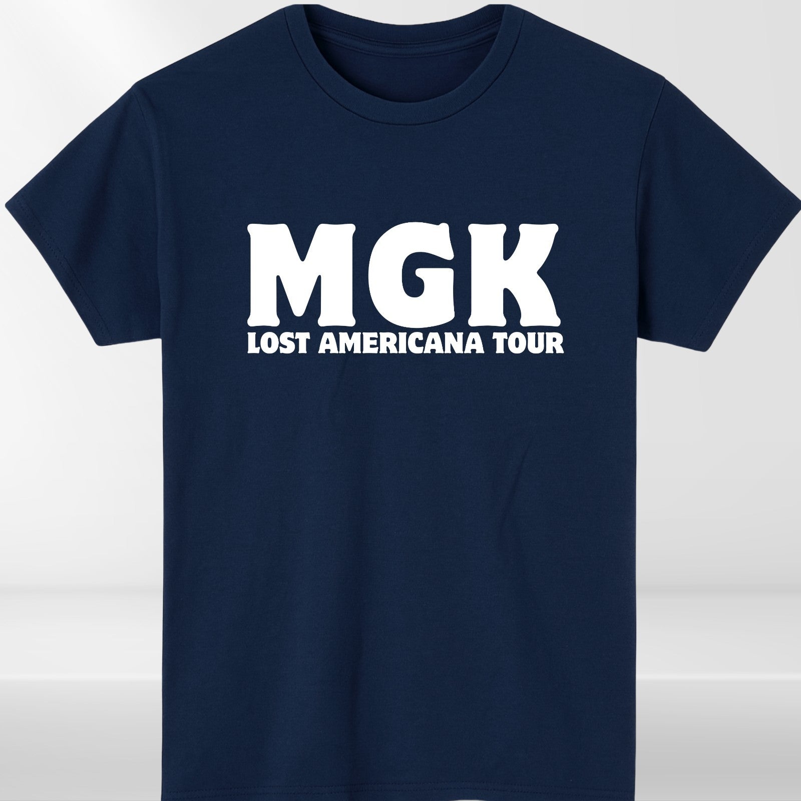 MGK Lost Americana Tour T Shirt Music Fan Graphic Tee Unisex Concert Style Top