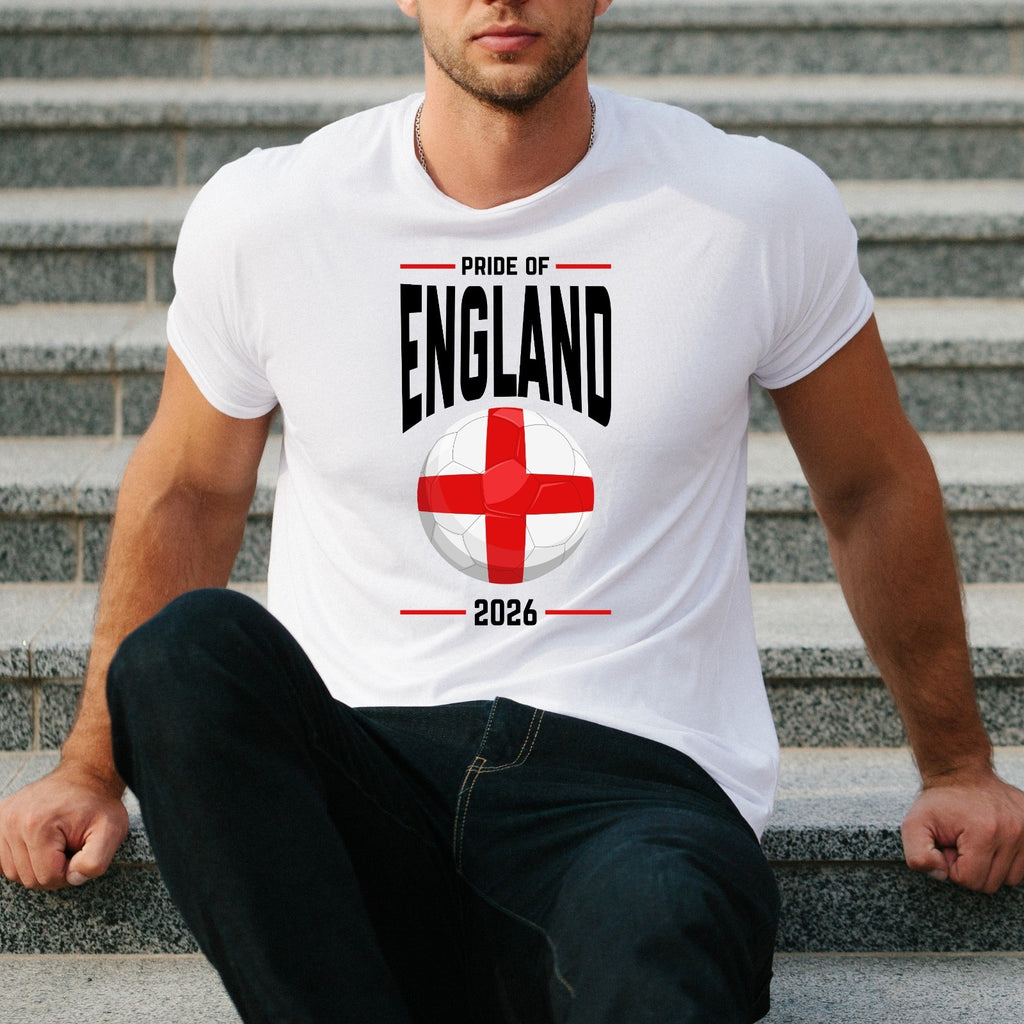 England Football Supporters T-Shirt 2026 St George Flag Unisex Fan Graphic Tee