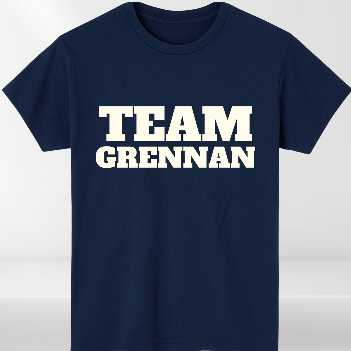 Personalised Team T-Shirt Custom Surname Name Unisex Hen Stag Group Tee
