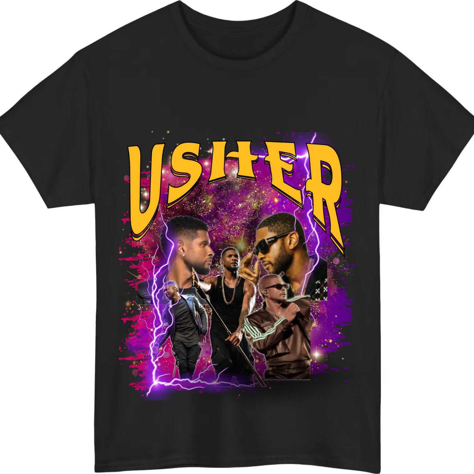 Usher T-Shirt, Usher past present future tour tshirt, Usheer concert tshirt