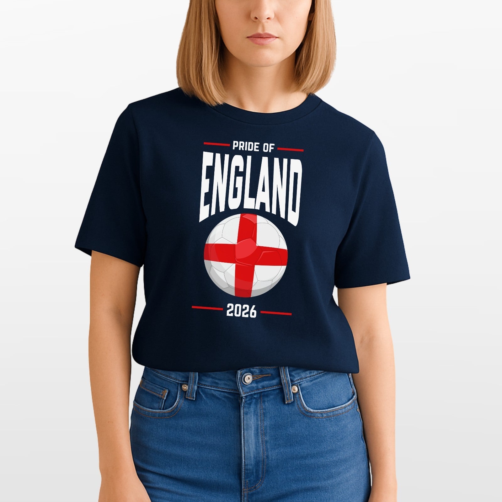 England Football Supporters T-Shirt 2026 St George Flag Unisex Fan Graphic Tee